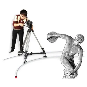 Professional Track and Dolly Curve 4 with Car
