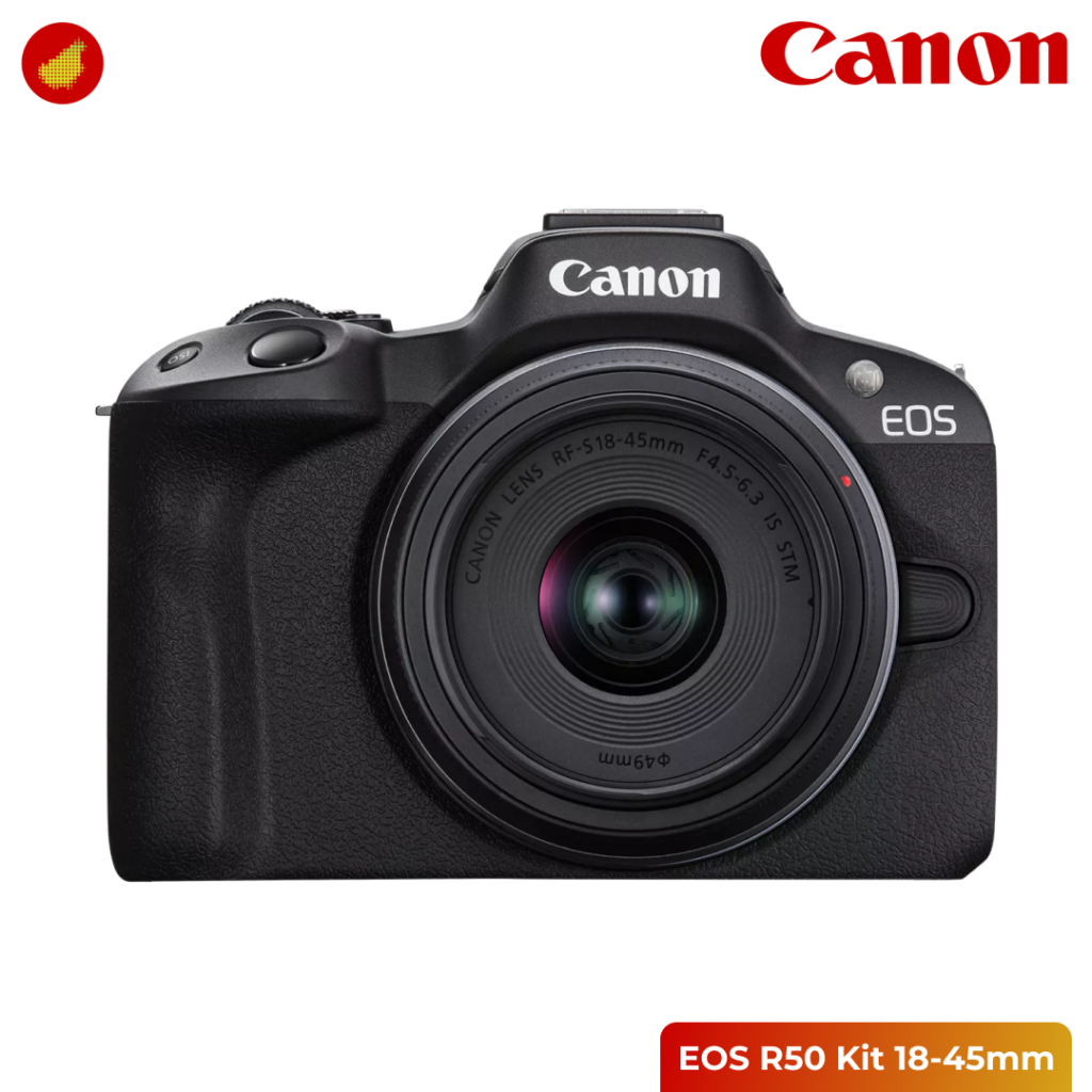 Canon EOS R50 with 18-45mm STM Lens